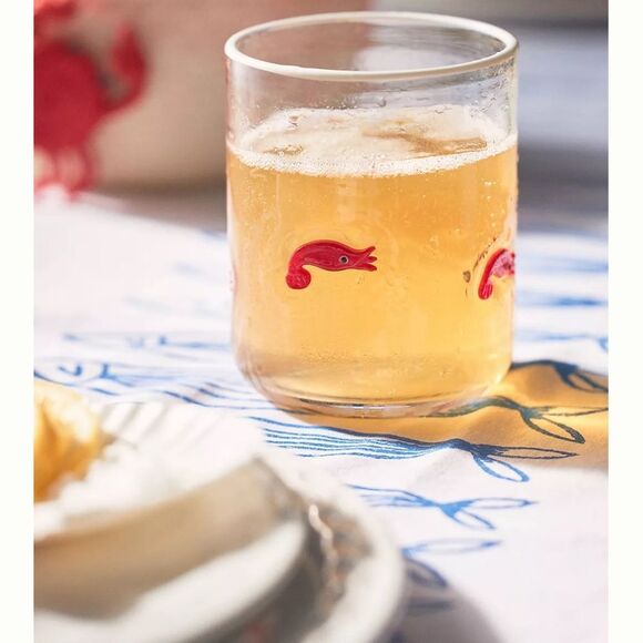 Anthropologie Icon Juice Collection Glass Shrimp NIB - Picture 2 of 4